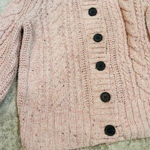Vintage Gap brand chunky cardigan in blush pink - M